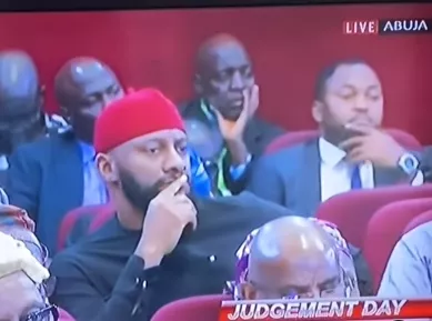 Actor Yul Edochie spotted at the Presidential Election Petition court (video)