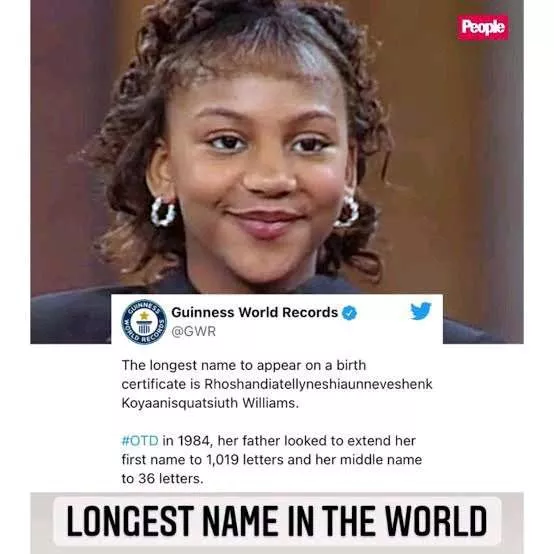 Meet The Beautiful Girl With The Longest Name In The World