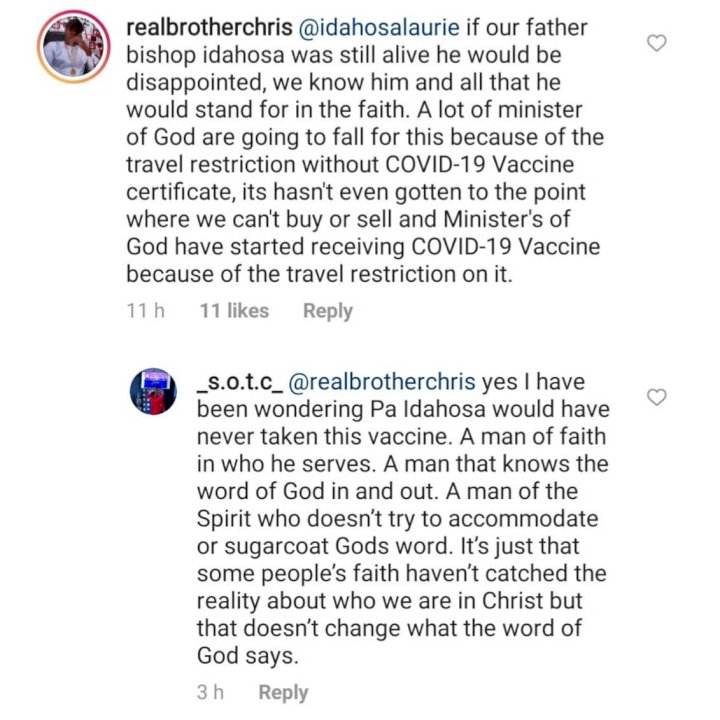 Clergywoman, Laurie Idahosa under attack for taking the covid 19 vaccine