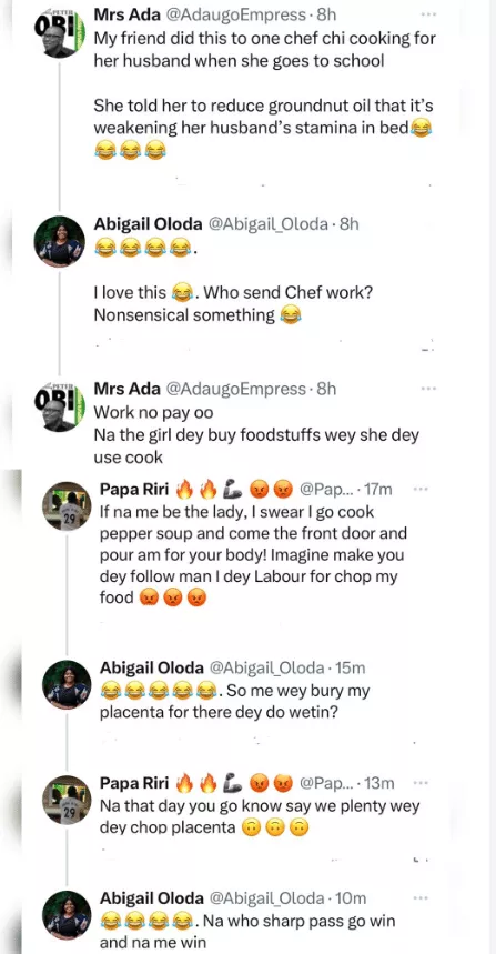 Lady shares how she stopped a woman who wanted to steal her husband's heart with food while they were still dating