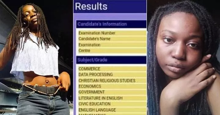 "I practically wrote nothing" - Nigerian girl who checked her WAEC result expresses shock over grades