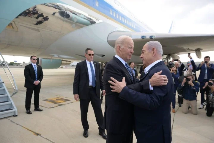 US President Biden Arrives on Solidarity Visit to Israel
