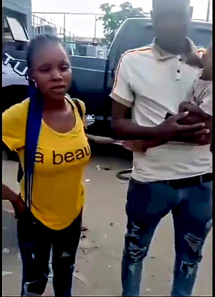 'He's innocent, he didn't kidnap my baby' - Mother exonerates dispatch rider reportedly caught with a baby in his delivery box (video)