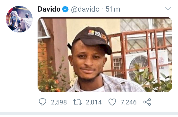 Fans beg as Davido obtains photo of troll who mentioned his son while dissing his ABT album cover