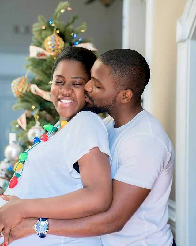 Tobi Bakre shares pictures of self and pregnant wife