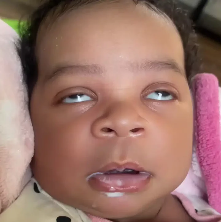 '‎Is she okay?' - 1-month-old baby gains attention on TikTok due to her excessive milk consumption