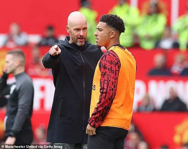 Jadon Sancho is 'removed from Manchester United's WhatsApp group' as his exile from the first team continues