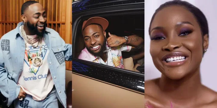 "OMG, I just saw Davido" - Ilebaye star-struck, expresses shyness as she meets Nigerian singer