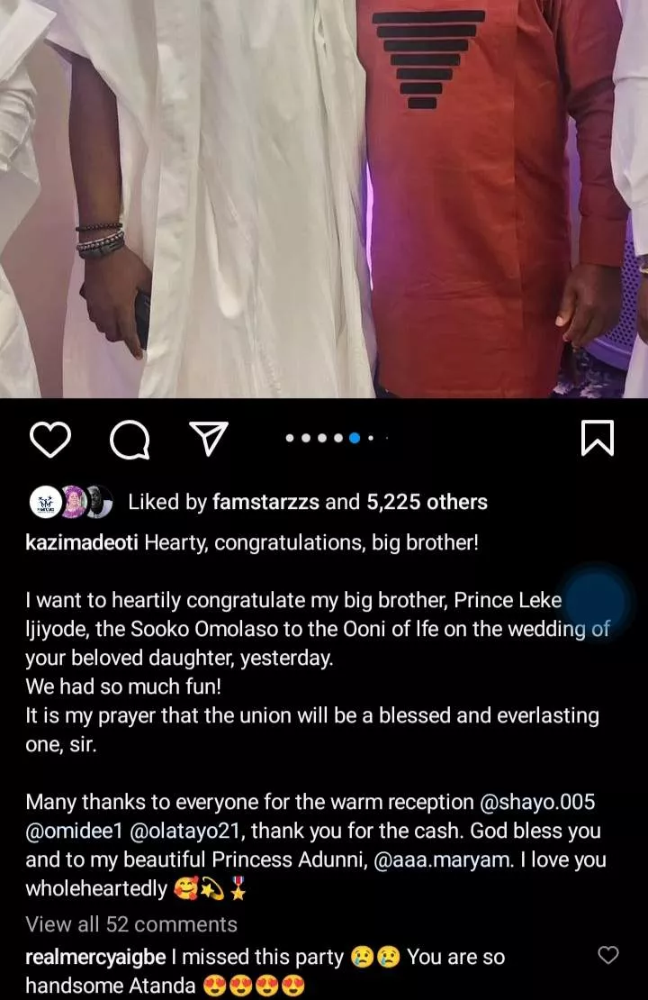 Mercy Aigbe reacts hours after Kazim Adeoti parties with first wife in US