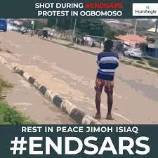 TODAY IN HISTORY: #EndSARS Protest Takes Another Turn After Isiaka Was Gunned Down - Peres Resigns