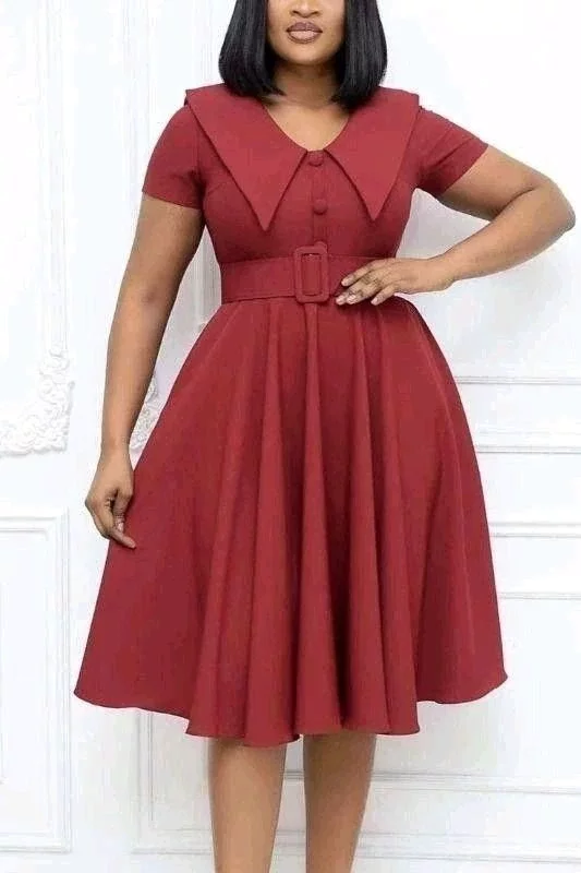 Chic Gown You Can Make With Simple Fabric