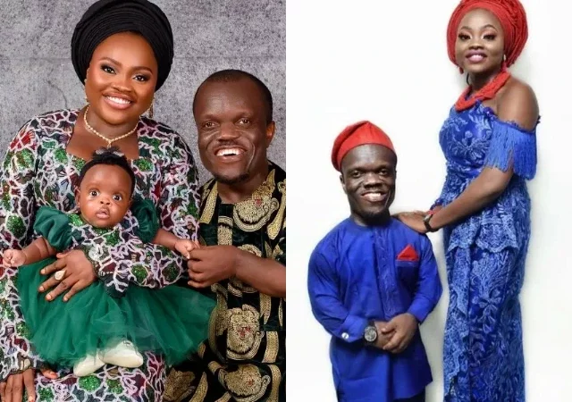 Actor Nkubi and his wife Vivian celebrate their fourth wedding anniversary.