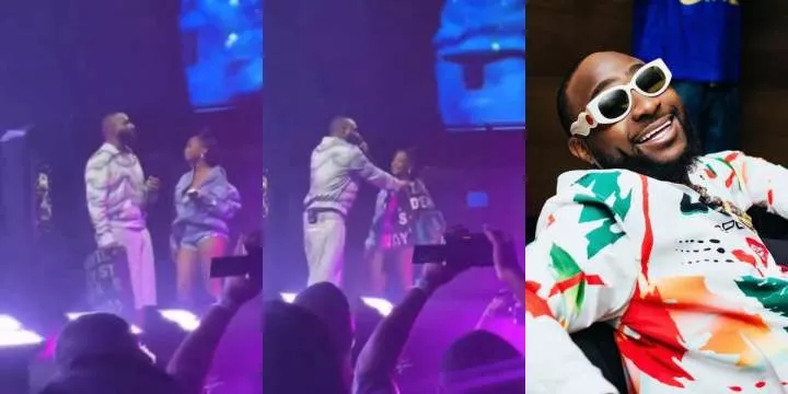 Moment Davido offers lady $50K to clear off her student loan