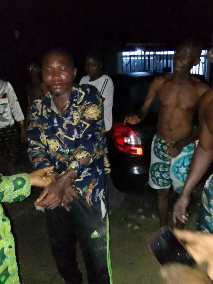 Suspected thief caught and beaten to pulp in Port Harcourt after returning to crime scene to allegedly steal again