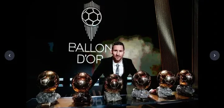 Messi gives away controversial eighth Ballon d'Or trophy