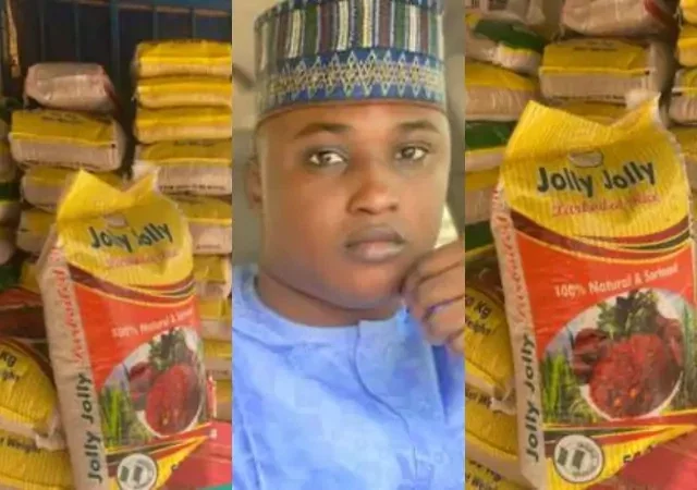 'N58,000 Per Bag of Rice'- Nigerians Rush Trader Selling 50kg For N58k