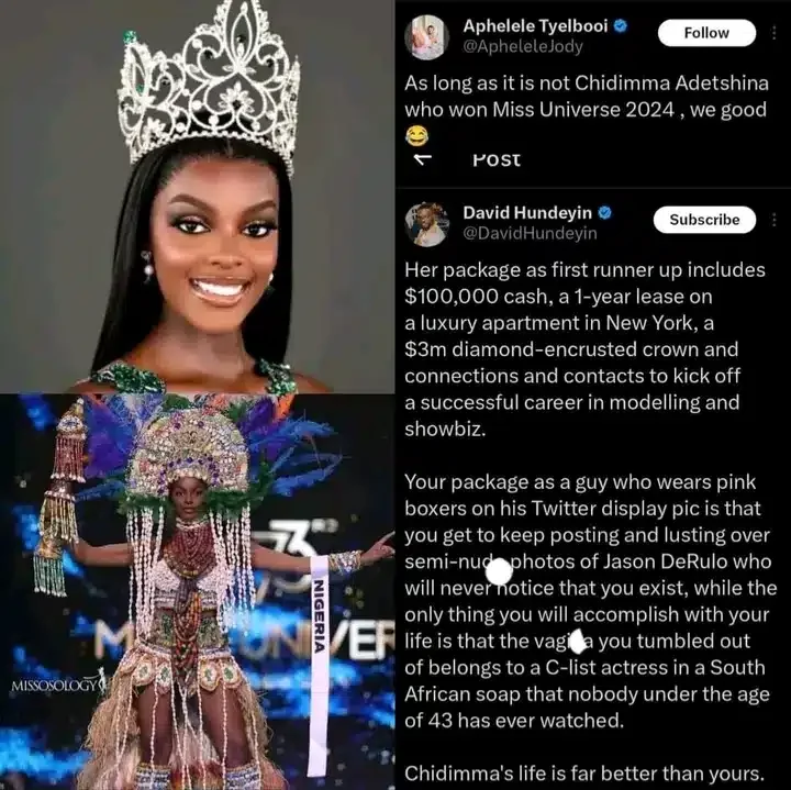 2024 Miss Universe: Chidinma Adetshina reportedly receives $100,000, $3M diamond-encrusted crown, others