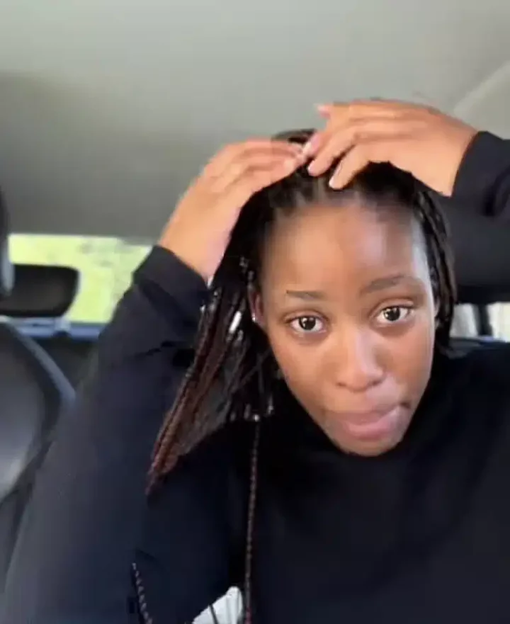 Young girl heartbroken as her new braids fail to make her look like a 'baddie'