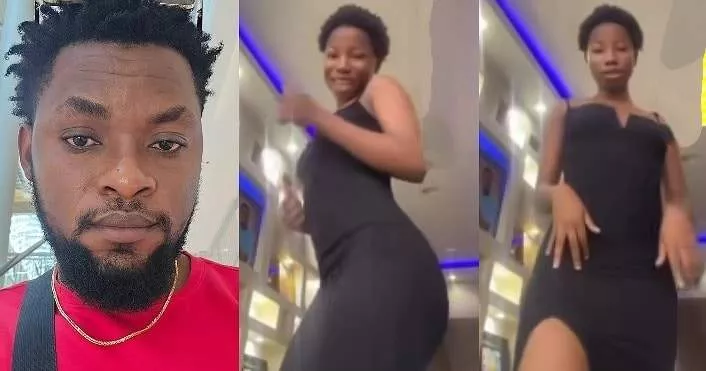 Mark Angel emotional as he reacts to viral video of Emanuella showing off skin in bodycon gown