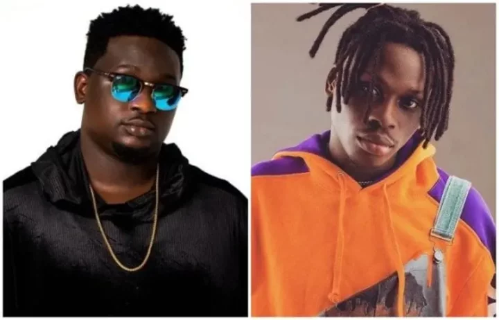 'I become a child when around him ' - Fireboy hails Wande Coal