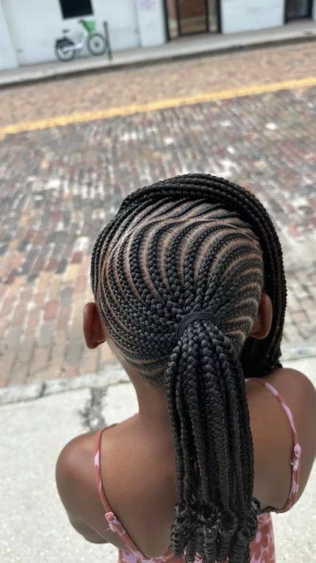 Beautiful Cornrow Hairstyles for Kids.