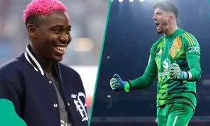 Asisat Oshoala 'proposes' to Altay Bayindir after Man Utd GK's FA Cup heroics vs Arsenal