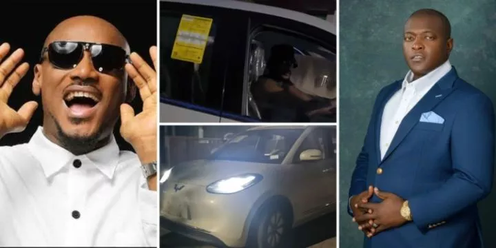 2Baba appreciates Ned Okonkwo for luxury electric car birthday gift [VIDEO]