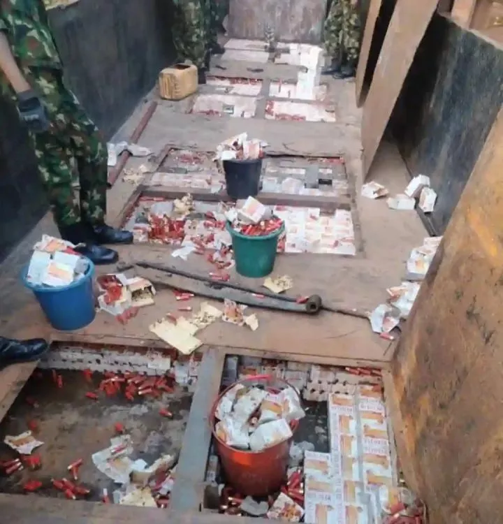 Troops Intercept Truck Loaded With Live Ammunition in Anambra, Arrest Notorious Gunrunner (Photos)