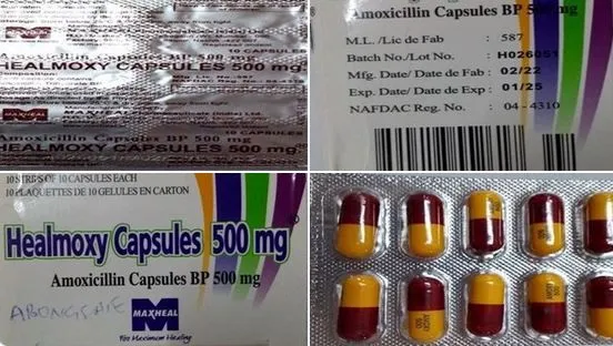 NAFDAC Alerts Of Falsified Drug Capsules Found In Cameroon, CAR (Photos) NAFDAC Alerts Of Falsified Drug Capsules Found In Cameroon, CAR (Photos)
