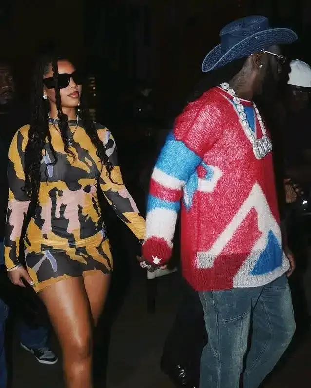 Burna Boy spotted with Chole Bailey's sister amid rumored breakup