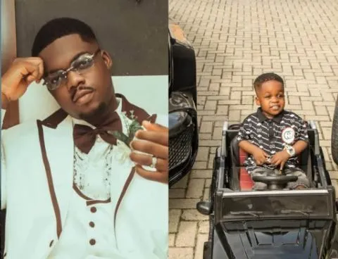 Cute Abiola Celebrates Son On His 2nd Birthday