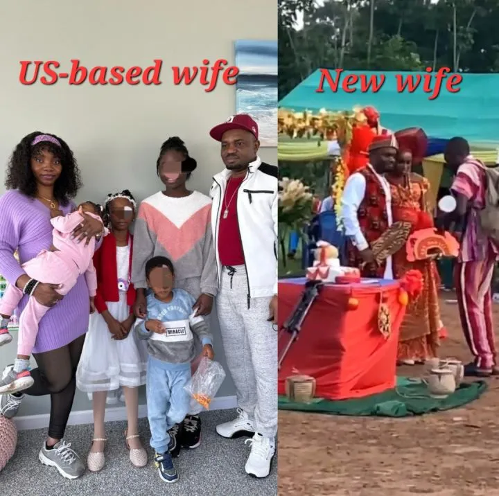 Father-of-four returns from America to wed new wife in Nigeria, sparking allegations of "bigamy" (photos/video) Father-of-four returns from America to wed new wife in Nigeria, sparking allegations of "bigamy" (photos/video)