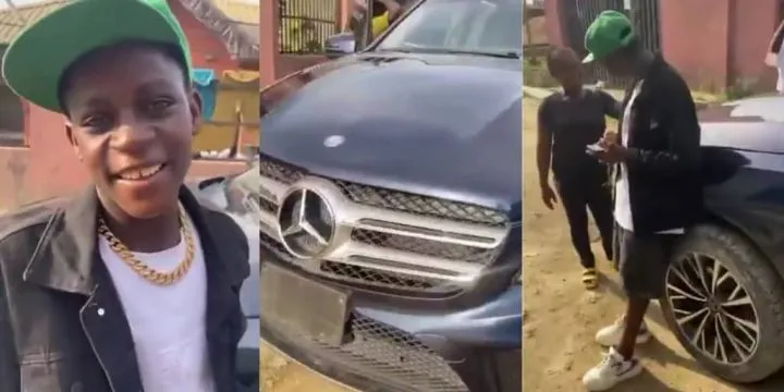 SS1 student buys brand-new Benz SS1 student buys brand-new Benz