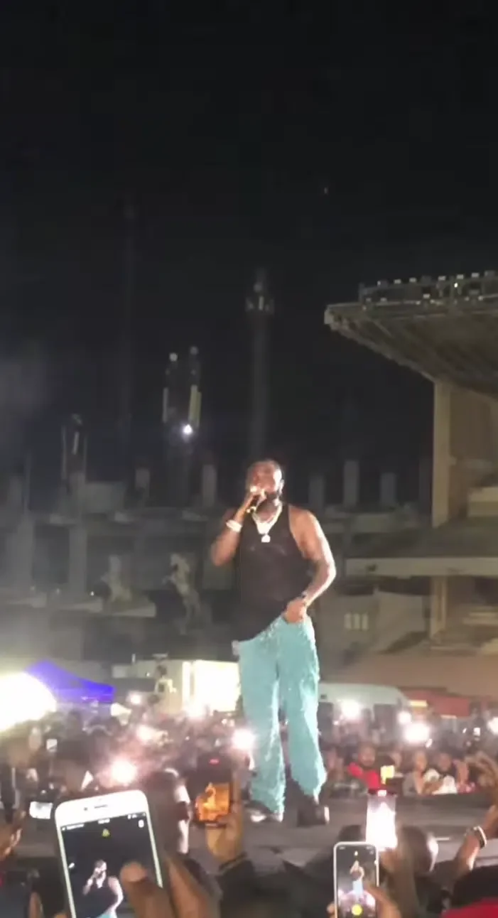 'I will never wash it' - Excited fan speaks on grabbing Davido's singlet during concert (Video)
