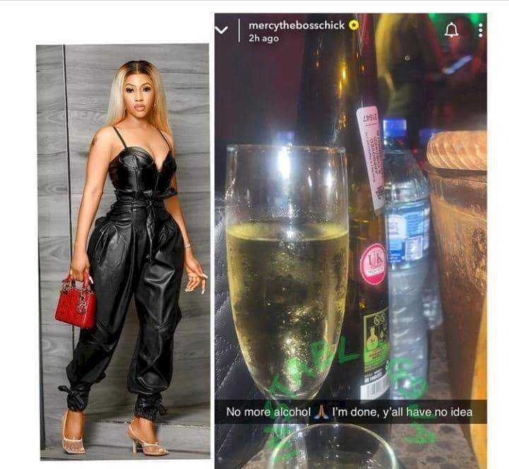 Reactions as Mercy Eke Quits Drinking Of Alcohol