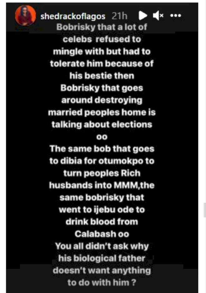 Why Bobrisky allegedly visited Ijebu Ode to drink blo0d from calabash - Man spills