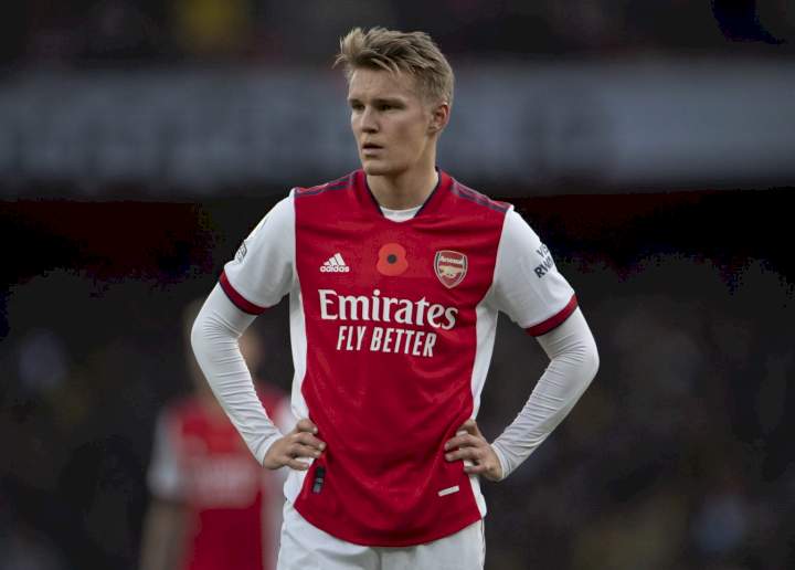 EPL title: No hope - Odegaard admits after Arsenal's 3-0 loss to Brighton
