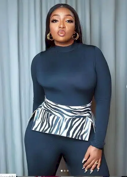 Anita Joseph reacts as she's dragged through the mud for wearing mini skirt to meet Peter Obi