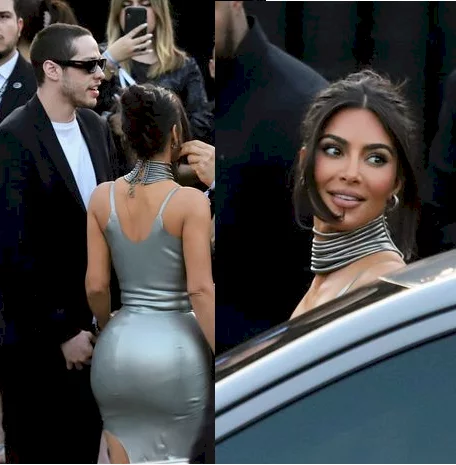 Kim Kardashian Xvideo Com - Kim Kardashian makes red carpet debut with Pete Davidson (photos) - Torizone
