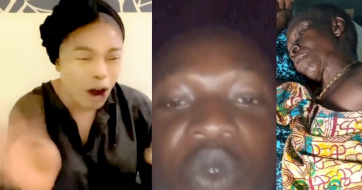 Bobrisky reacts after he was called out for asking a man to sleep with him in exchange for help (Video)