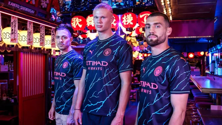 Manchester City unveil beautiful third kit for 2023/24 season Manchester City unveil beautiful third kit for 2023/24 season