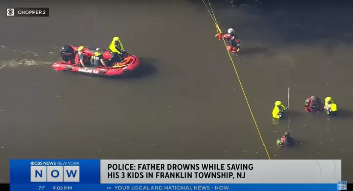 Man dies from drowning after saving his three children from drowning