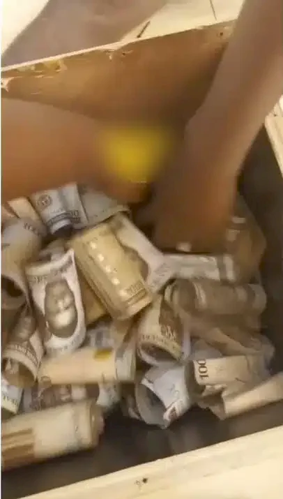'Banana Island straight! I dey go buy house' - Lady declares as she flaunts cash saved in piggy bank (Video)