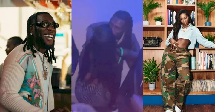 "Na kiss be that?" - Video of Burna Boy and Tiwa Savage spark reactions