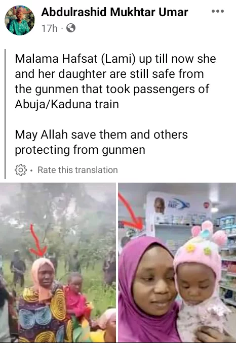 Kaduna train attack: Woman and her daughter among kidnapped passengers still in captivity
