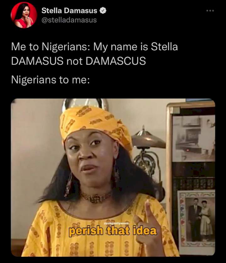 My Name Is Stella Damasus, Not Damascus, Actress Warns Nigerians