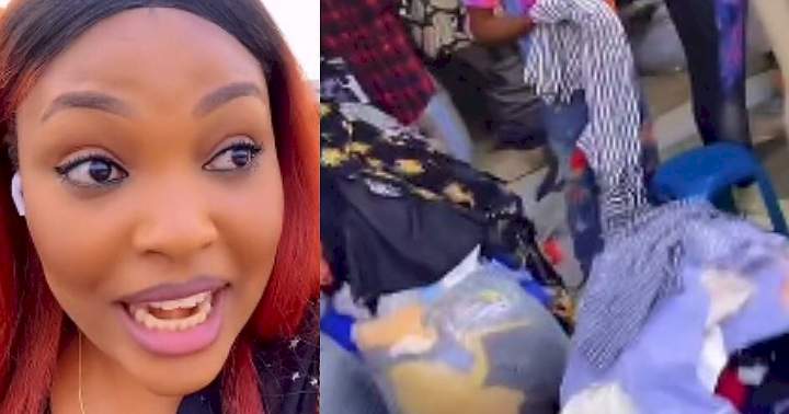'I'm So Shocked Right Now' - Slay Queen Reacts After Seeing People Buy 'Okrika' Clothes (Video)