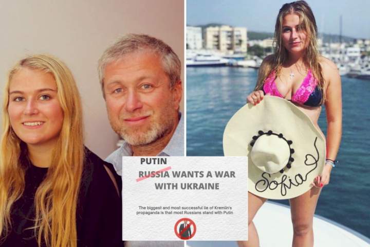 Russia's invasion: Abramovich's daughter slams Putin over attack on neighbouring Ukraine
