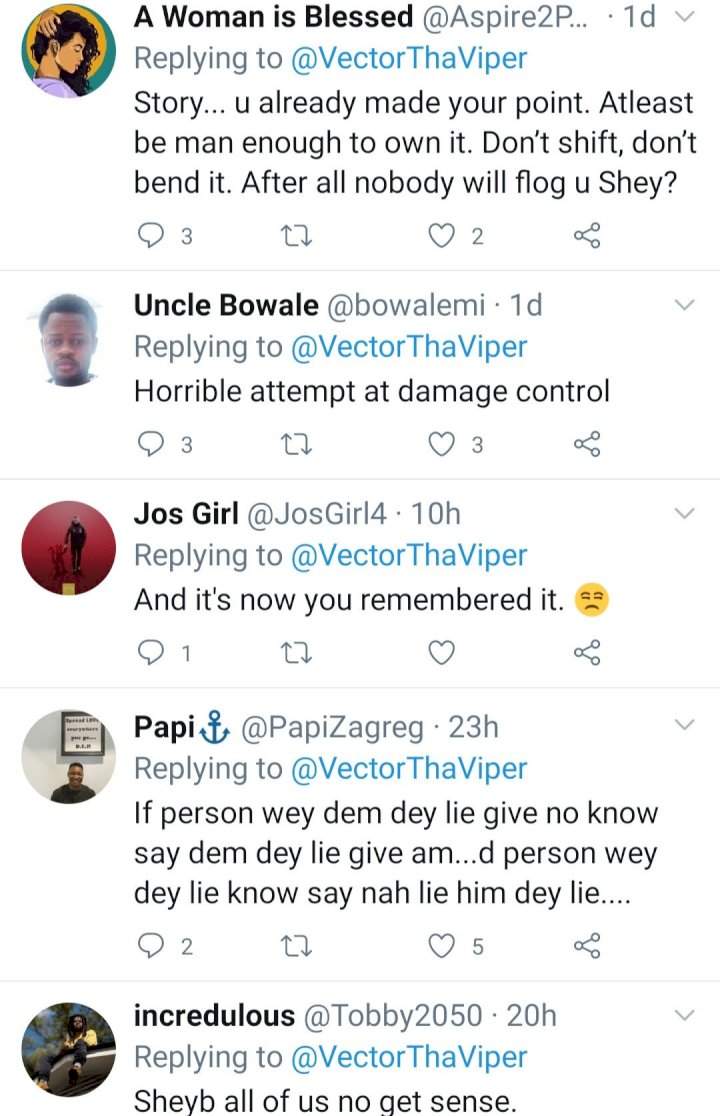 'You're a fool if you think I mocked Pastor Adeboye' - Vector reacts after getting dragged