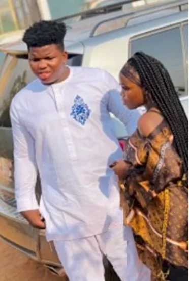 'Dem don write JAMB?' - Mixed reactions as young boy pays his girlfriend's bride price (Video)